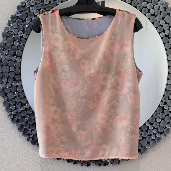 Loyd/Ford of Palm Springs Reversible Silk Sleeveless Top, NWOT - Picture 5 of 5